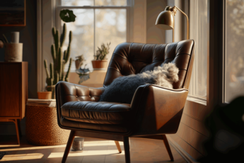 Relax in Style with Our Comfortable Recliners  Image of Relax in Style with Our Comfortable Recliners